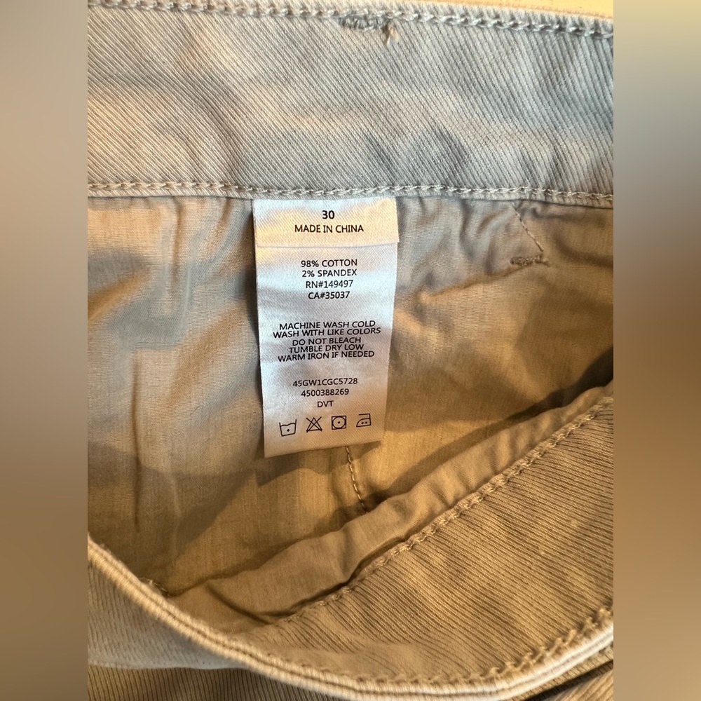 JOE’S JEANS Stone High Rise Cargo Skirt With Asymmetrical Hem Detail - Picture 7 of 9